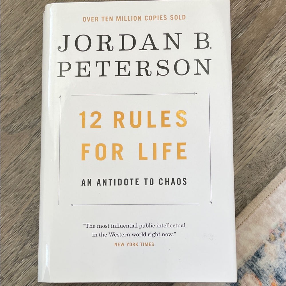 Jordan B. Peterson - 12 Rules for Life hardcover like new